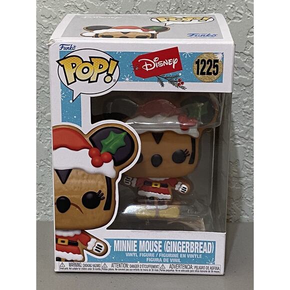 Funko Disney Holiday 2023 POP Minnie Mouse Gingerbread Vinyl Figure 1225 NEW - Picture 1 of 6